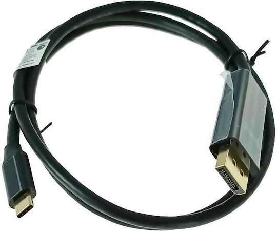 Lanberg USB 3.2 Video Cable USB-C male - DisplayPort Μαύρο 1m CA-CMDP-10CU-0010-BK