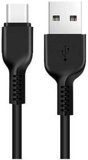 Hoco X20 Flash USB 2.0 Cable USB-C male - USB-A 18W Λευκό 1m HC-X20-TW-1M