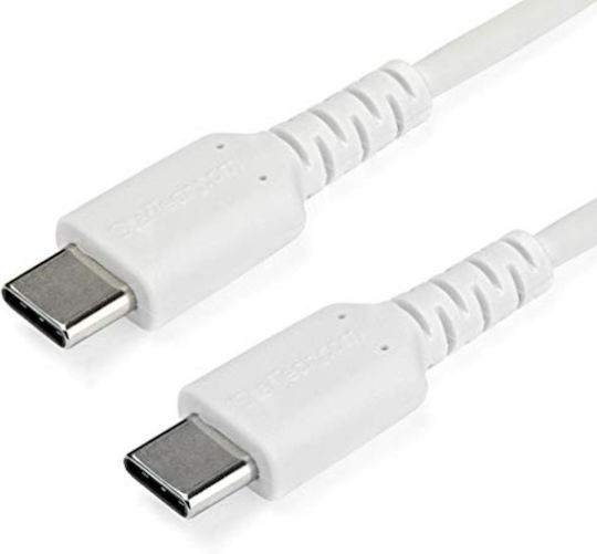 Data Charging Cable Usb Type-c To Usb Type-c 60w A 100cm Fulllink Amio White