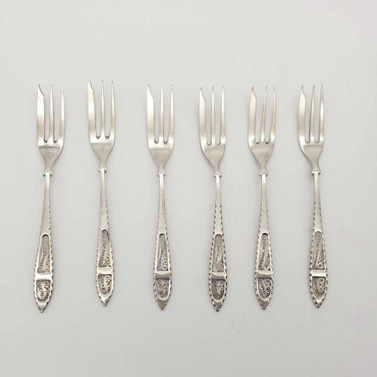 Silver Forks 6 Pieces 16cm Pir00007