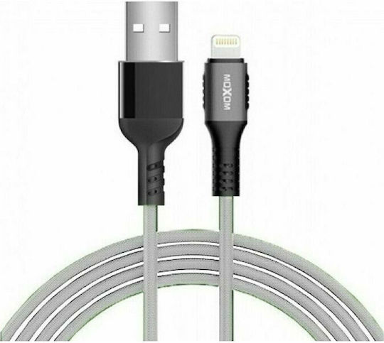 Moxom MX-CB43 Braided USB 2.0 Cable USB-C male - USB-A Black 3m