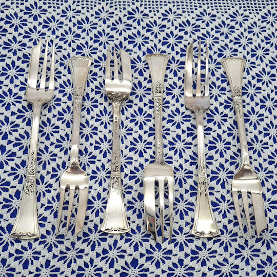Silver Forks 6 Pieces 15cm Pir00018
