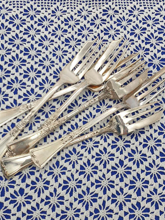 Set de Furculițe Inoxidabile Argintiu 15cm 6buc