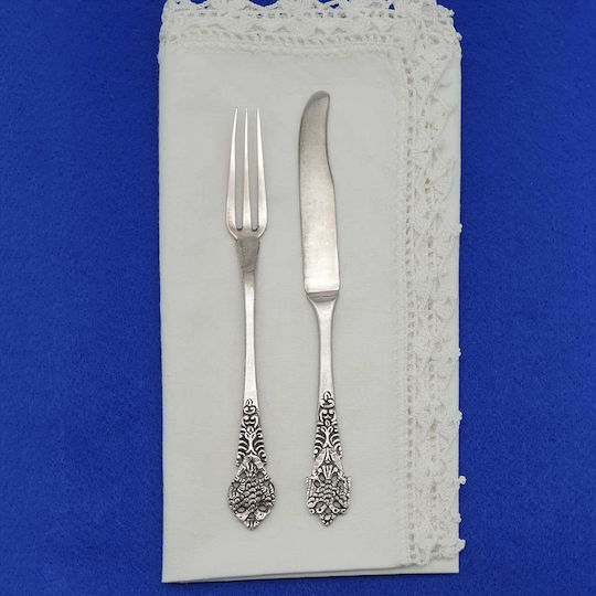Ασημένια Πιρούνια 6τμχ 14,5cm Pir00019