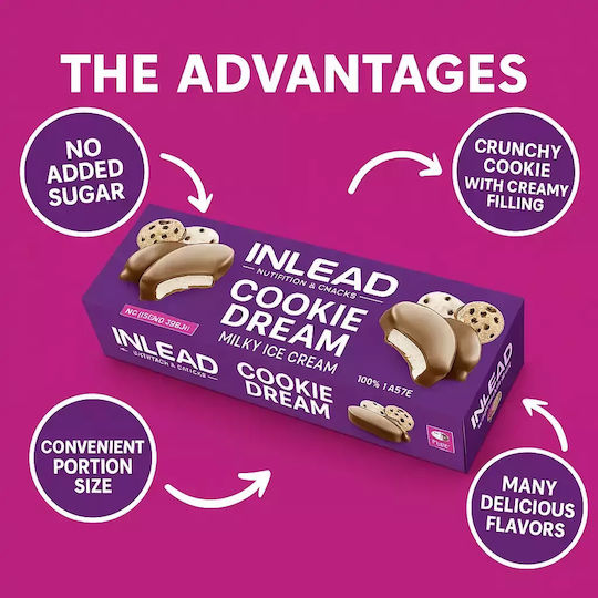 Inlead Cookie Dream 128gr Nut Nougat Cream