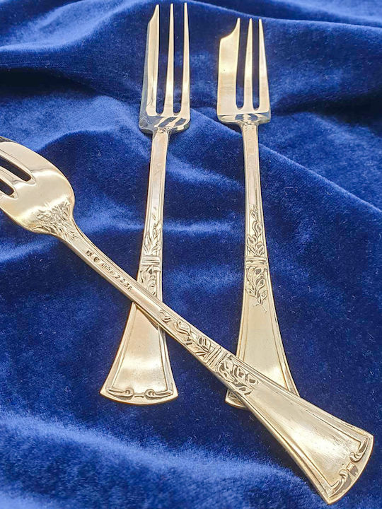Set de Furculițe Inoxidabile Argintiu 15cm 6buc