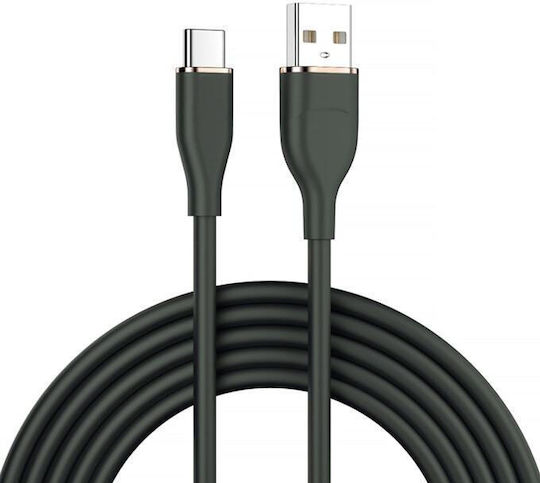 Tellur USB 2.0 Cable USB-C male - USB-A Μαύρο 1m