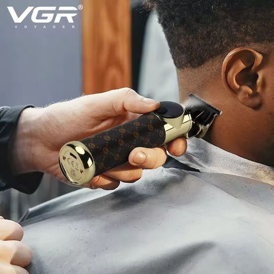 VGR Professional Hair Clipper Brown V-942
