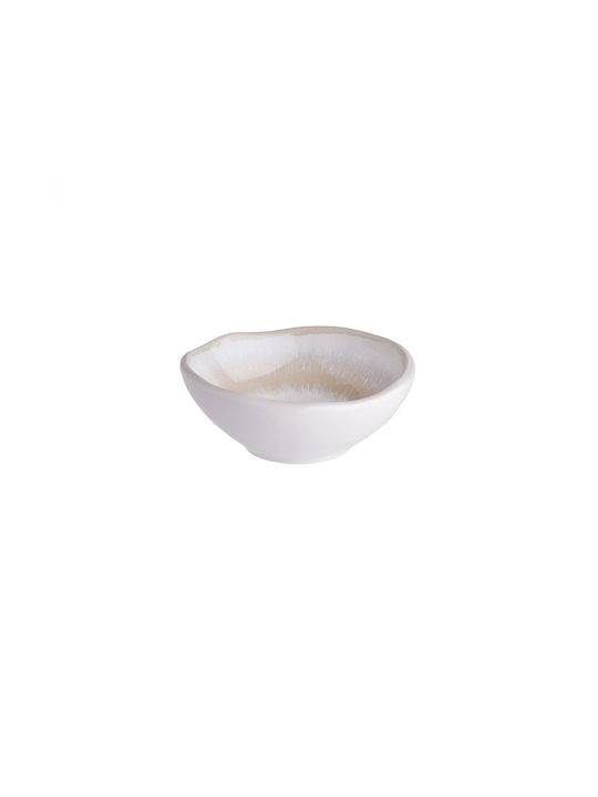 Artisan Bol De Servire 95 Ml Bej Bej Ceramică Diametru 8,5 Cm Înălțime 3,2 Cm Capacitate 95 Ml