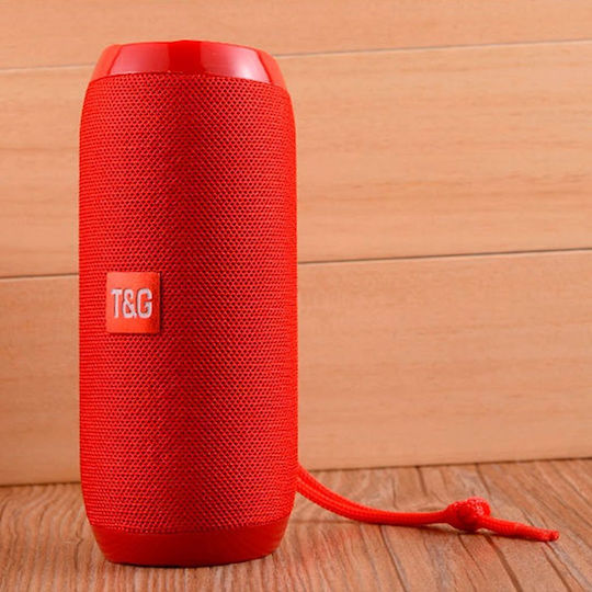 T&G TG-117 Ηχείο Bluetooth 5W με Ραδιόφωνο και Διάρκεια Μπαταρίας έως 4 ώρες Κόκκινο