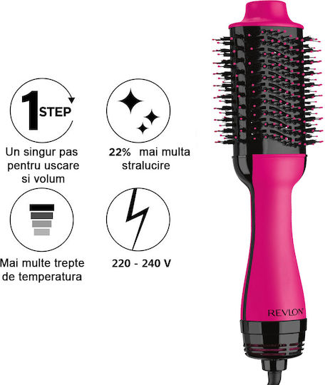 Revlon One Step Ceramic Electric Brush with Air for Straightening 1100W