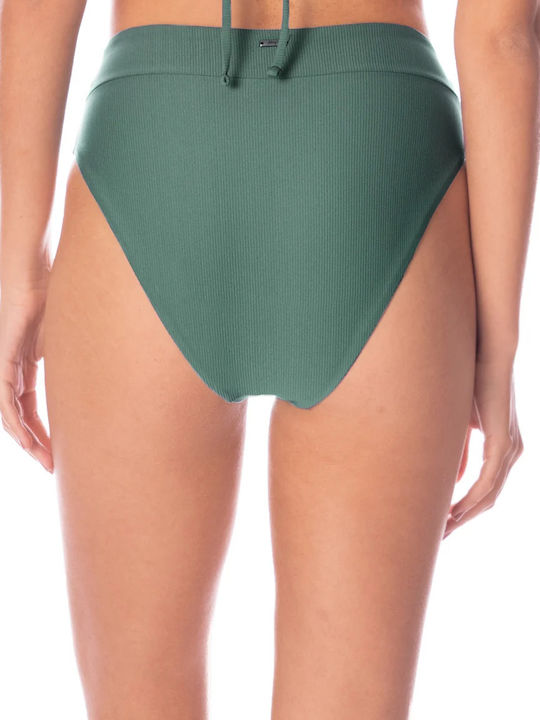 Bikini Set Top & Slip Bottom Eucalyptus Green