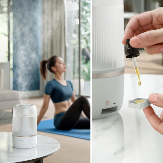Philips Sky High Mist Καθαριστής Αέρα / Υγραντήρας 19.6W για Χώρους 41m²