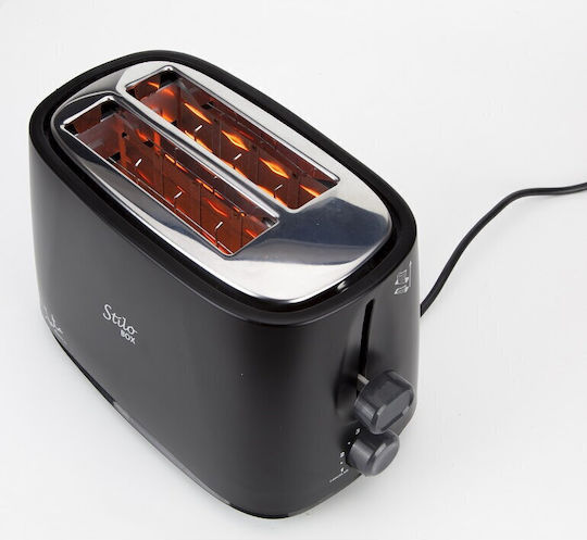 Jata Toaster 2 Schlitze 750W Schwarze