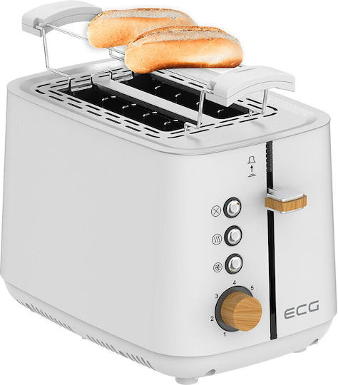 ECG Toaster 2 Schlitze 925W Gray
