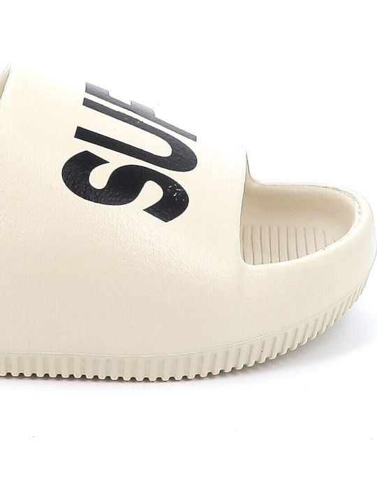 Women's Slides Beige