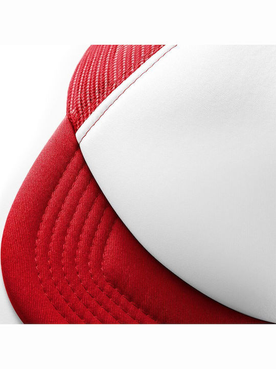 Italian Brainrot Adult Soft Trucker Cap Mesh Red White Polyester Unisex One Size