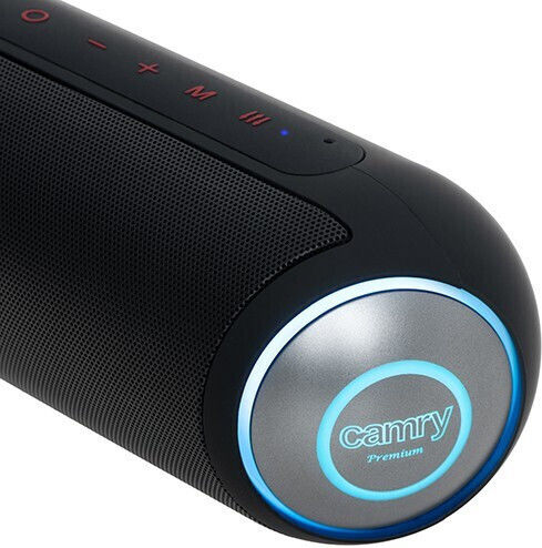 Camry Αδιάβροχο Ηχείο Bluetooth 60W με Διάρκεια Μπαταρίας έως 8 ώρες Μαύρο CR1901