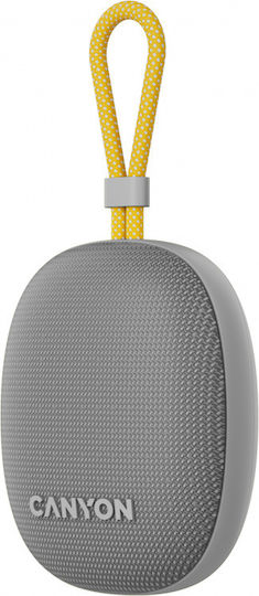 Canyon OnMove 12 Waterproof Bluetooth Speaker 4W with Battery Life up to 12 hours Gray