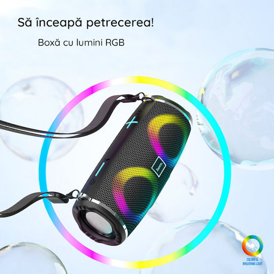 Hoco HC12 Bluetooth-Lautsprecher 10W mit Radio und Akkulaufzeit bis zu 2 Stunden Schwarz