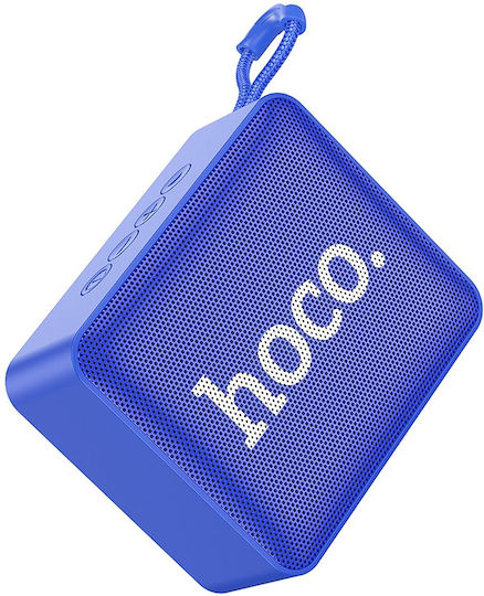 Hoco BS51 Gold Brick Ηχείο Bluetooth 5W με Ραδιόφωνο και Διάρκεια Μπαταρίας έως 4 ώρες Μπλε