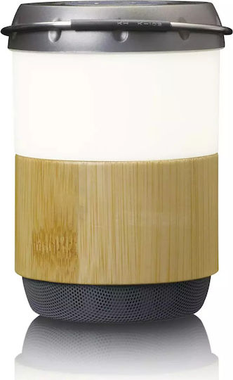 Lenco BTL-030BA Ηχείο Bluetooth 3W με Διάρκεια Μπαταρίας έως 40 ώρες Bamboo-White
