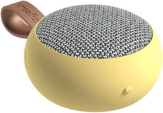 Kreafunk AGO ΙΙ Ηχείο Bluetooth 6W με Διάρκεια Μπαταρίας έως 25 ώρες Soft Yellow