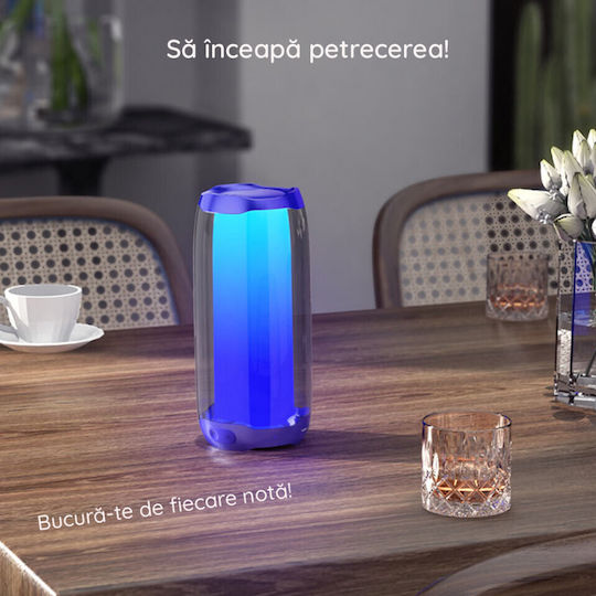 Hoco Pulsating Ηχείο Bluetooth 10W με Ραδιόφωνο και Διάρκεια Μπαταρίας έως 4 ώρες Μαύρο