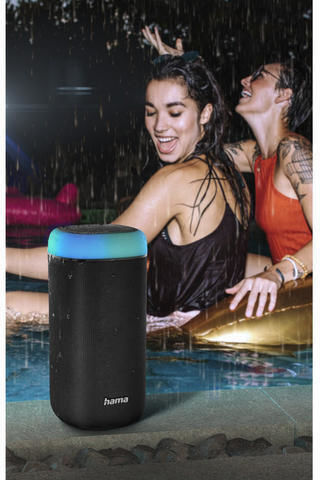 HAMA Shine 2.0 Ηχείο Bluetooth 30W με Διάρκεια Μπαταρίας έως 12 ώρες Μαύρο