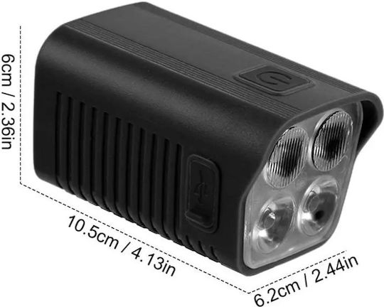 BG-2258 Rechargeable Front Bicycle Light