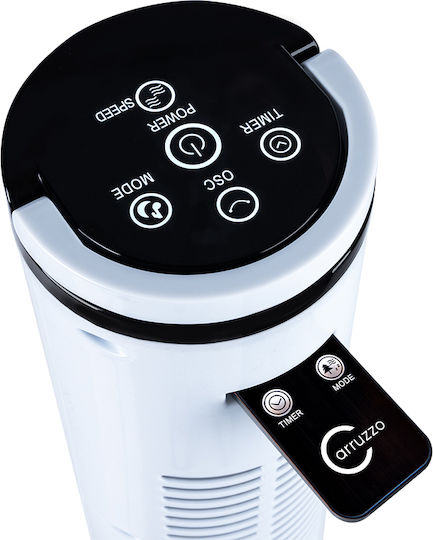 Carruzzo Tower Fan 45W with Remote Control Beige