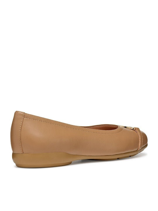 Anatomic Leather Ballerinas Annytah B Tabac Brown