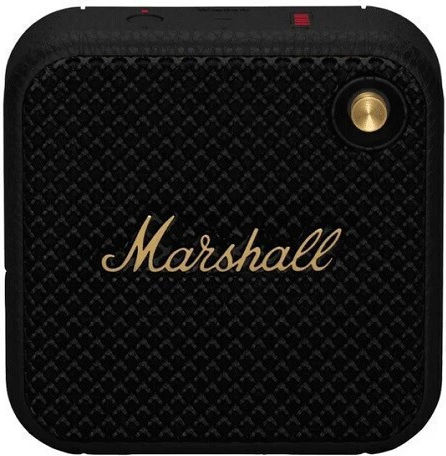 Marshall Willen Αδιάβροχο Ηχείο Bluetooth 10W με Διάρκεια Μπαταρίας έως 15 ώρες Black and Brass