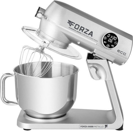ECG Forza 6600 Mixează 1800W cu Vas din Oțel Inoxidabil 6.5lt