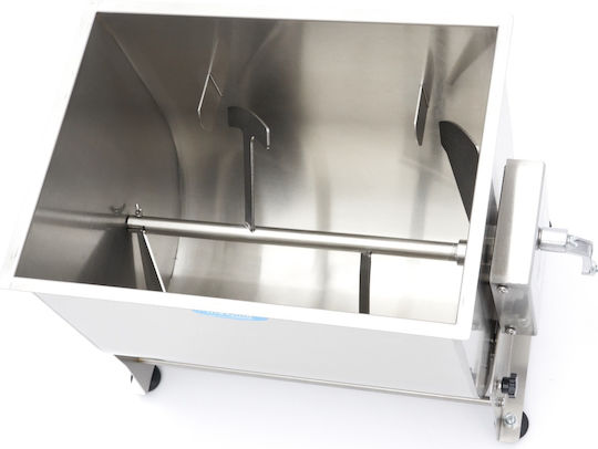 Mixer de Carne 50l Bol Înclinat Manual Capacitate 43kg