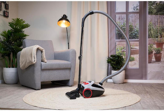 Dirt Devil DD2001 Ηλεκτρική Σκούπα 800W με Κάδο 2lt Λευκή