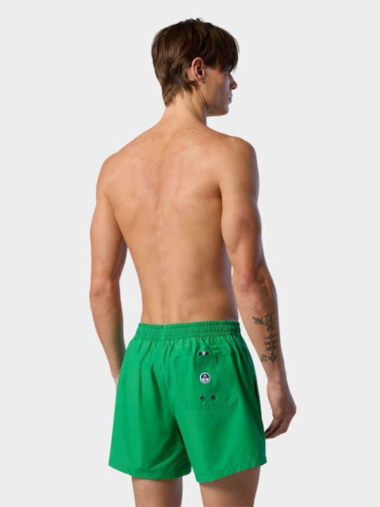 Costume De Baie Bărbați Pantaloni Scurți Verzi cu Model