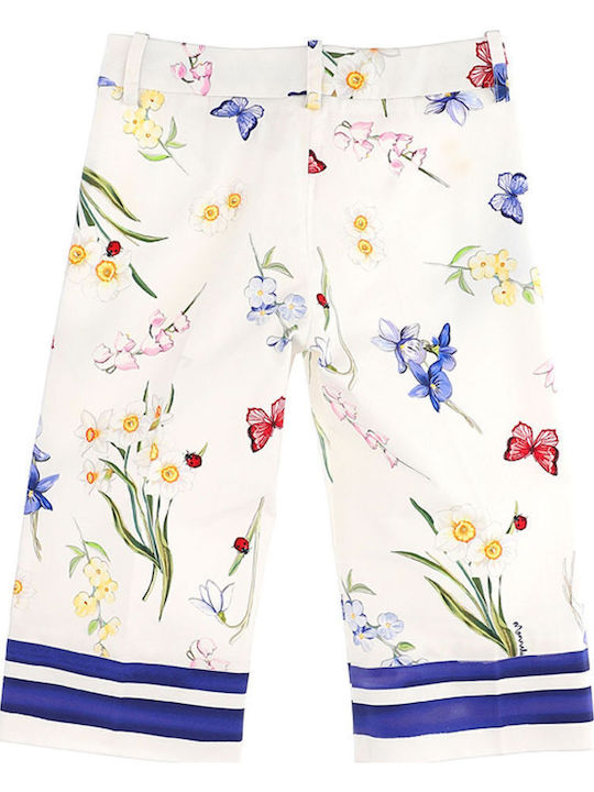 Παντελόνι Υφασμάτινο Monnalisa Floral Print 115427 5611-0099 Κορίτσι