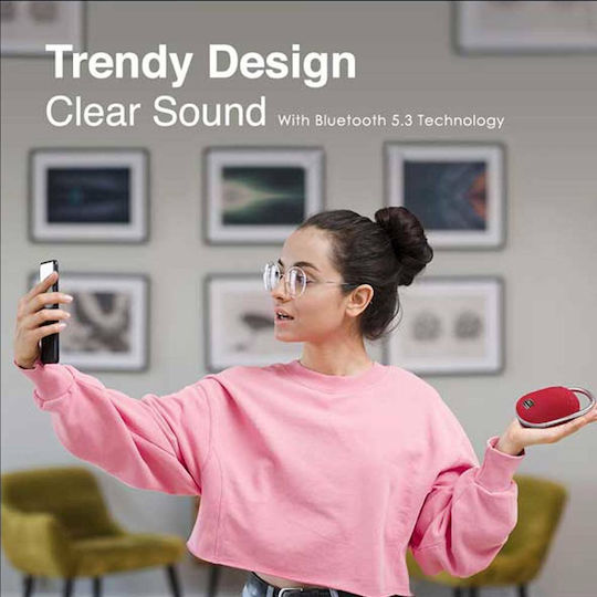 Sonic Gear Go 1 Bluetooth Speaker 5W with Radio and Battery Life up to 4 hours Red