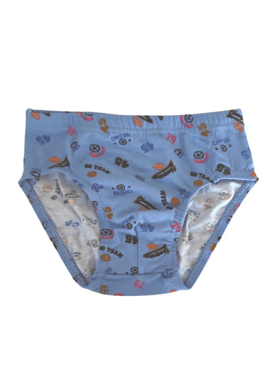 Cotonella Set of Kids' Briefs Blue 3pcs