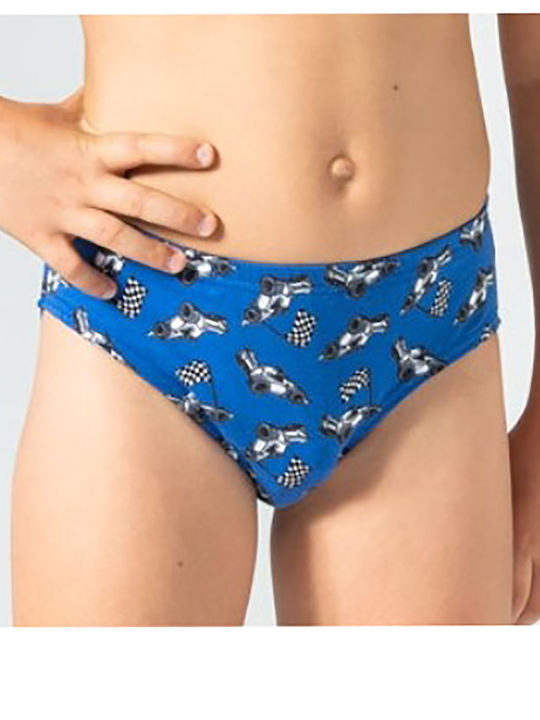 Cotonella Kids Underwear Boy Panties Cars 2-12 Years 3 Pieces Ab094-i203-2c100 Multiple
