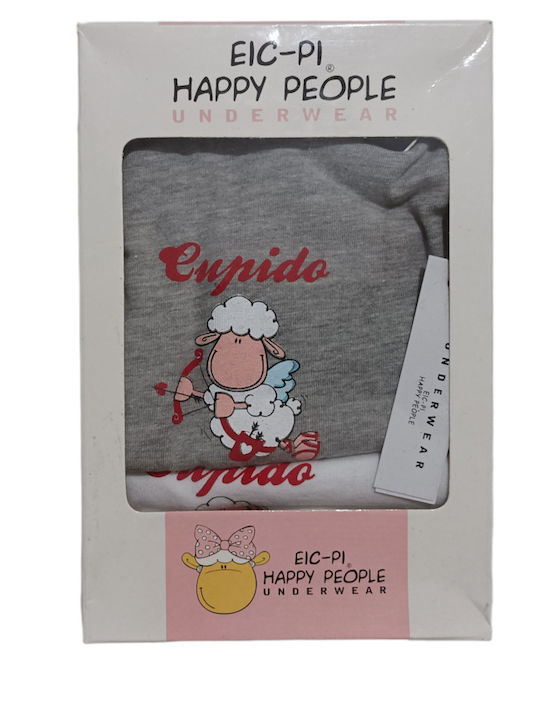 Happy People Girls Thin Strap Undershirt Set 2 Pieces 4957hp Unica