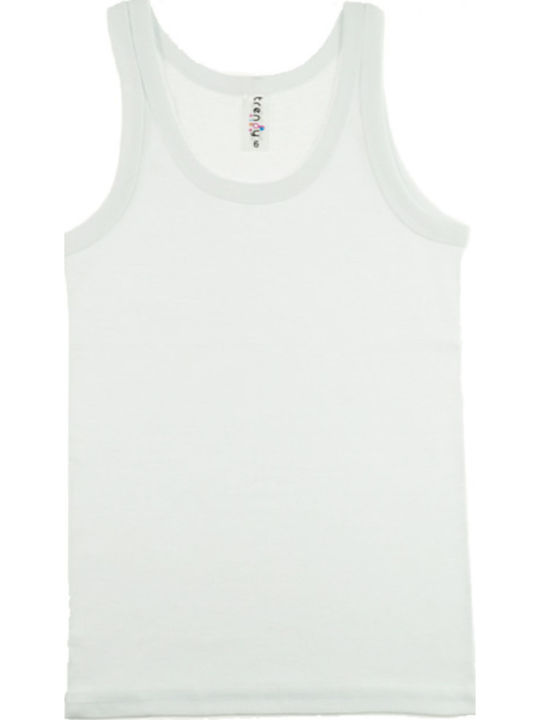 Trendy Kids Kinder-Unterhemd Tank-Top white