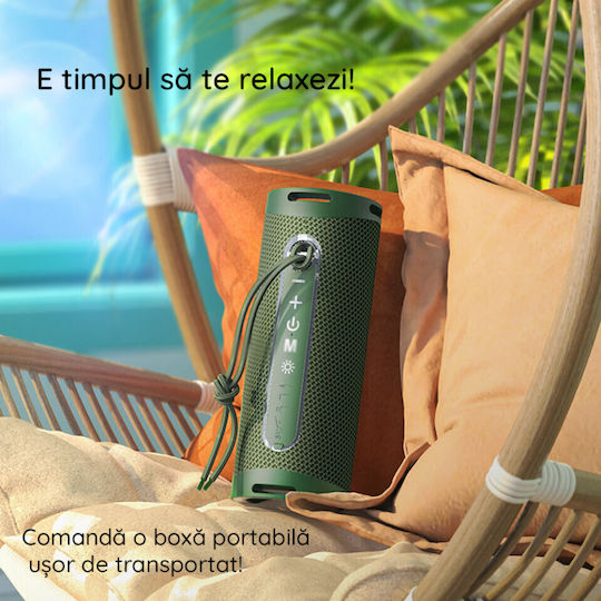 Hoco HC9 Bluetooth Speaker 10W with Radio and Battery Life up to 5 hours Blue