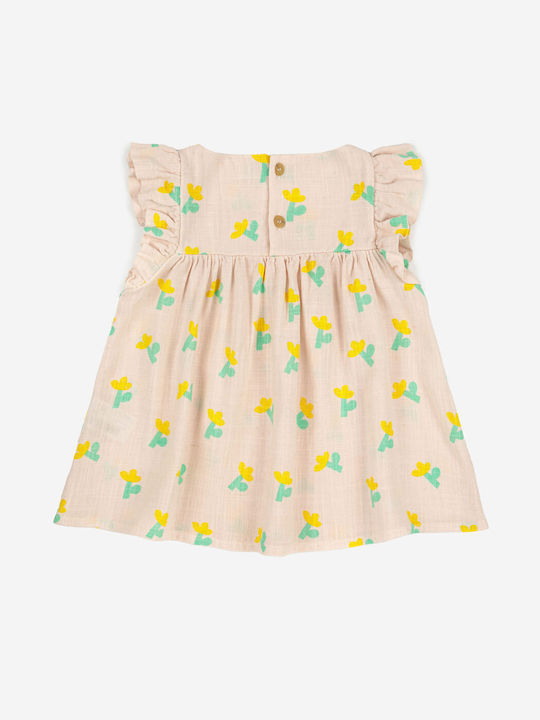 Bobo Choses Φόρεμα Ruffle Sea Flower Allover