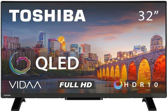 Toshiba Smart Τηλεόραση 32" Full HD QLED QV2F HDR (2024) 32QV2F63DG