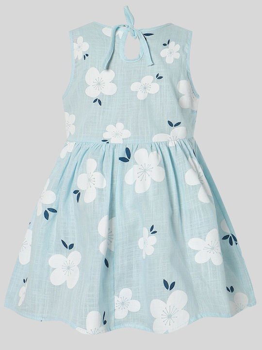 Light Blue Girls Dress Casual