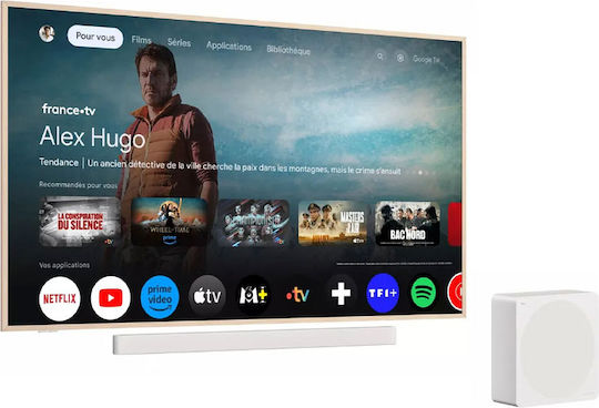 TCL Smart Τηλεόραση 75" 4K UHD QLED A300 PRO HDR (2024) 75A300 PRO