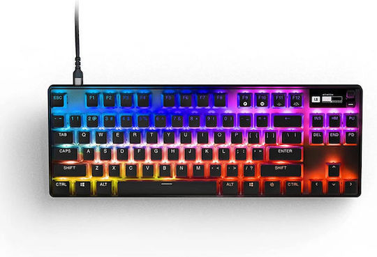 SteelSeries Apex Pro TKL Gaming Mechanical Keyboard Tenkeyless with Steelseries Omnipoint 2.0 switches and RGB lighting (English US)