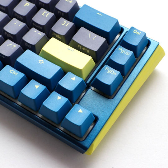 Ducky One 3 SF DayBreak Gaming Μηχανικό Πληκτρολόγιο 65% με Cherry MX Clear διακόπτες και RGB φωτισμό (Αγγλικό US) Μπλε